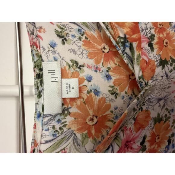 J. Jill floral tunic top size Medium - Picture 3 of 6